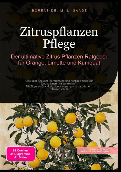 'Cover von Zitruspflanzen Pflege: Der ultimative Zitrus Pflanzen Ratgeber für Orange, Limette und Kumquat'-Cover