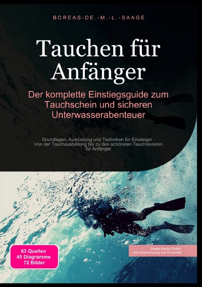 'Cover von Tauchen für Anfänger: Der komplette Einstiegsguide zum Tauchschein und sicheren Unterwasserabenteuer'-Cover