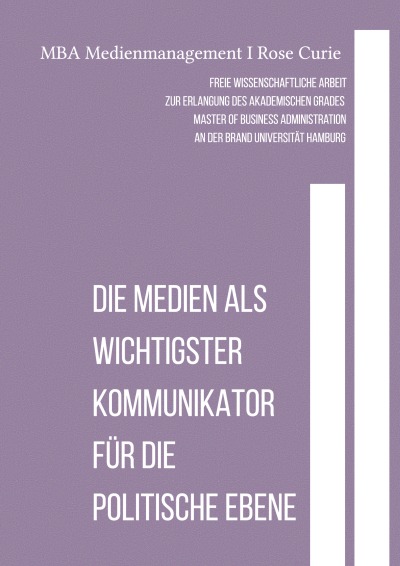 'Cover von MBA Medienmanagement'-Cover