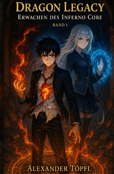 'Cover von Dragon Legacy Band 1: Erwachen des Inferno Core'-Cover