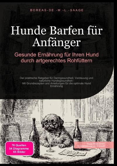 'Cover von Hunde Barfen für Anfänger: Gesunde Ernährung für Ihren Hund durch artgerechtes Rohfüttern'-Cover