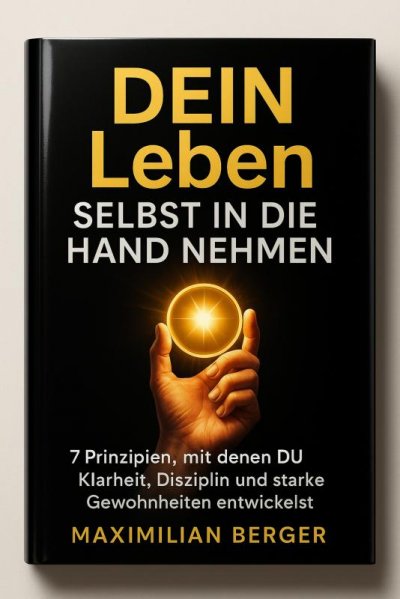 'Cover von DEIN Leben Selbst in die Hand nehmen – 7 Prinzipien, mit denen DU Klarheit, Disziplin und starke Gewohnheiten entwickelst'-Cover