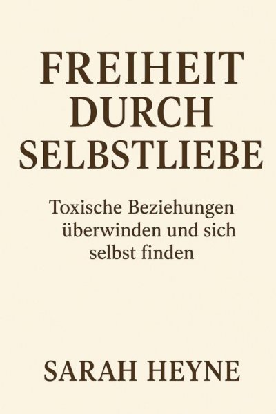 'Cover von Freiheit durch Selbstliebe- toxische Beziehungen überwinden und sich selbst finden'-Cover