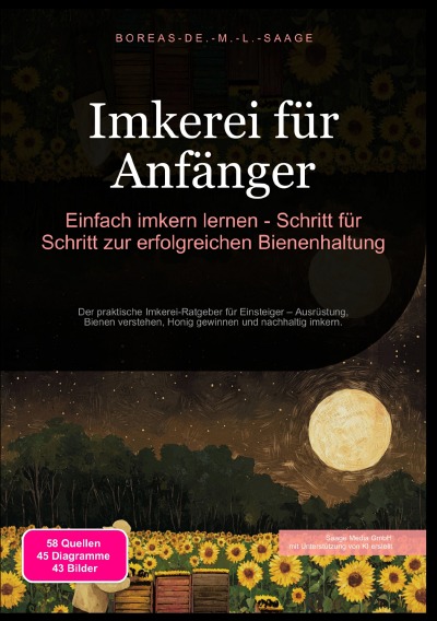 'Cover von Imkerei für Anfänger: Einfach imkern lernen – Schritt für Schritt zur erfolgreichen Bienenhaltung'-Cover