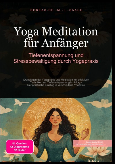 'Cover von Yoga Meditation für Anfänger: Tiefenentspannung und Stressbewältigung durch Yogapraxis'-Cover