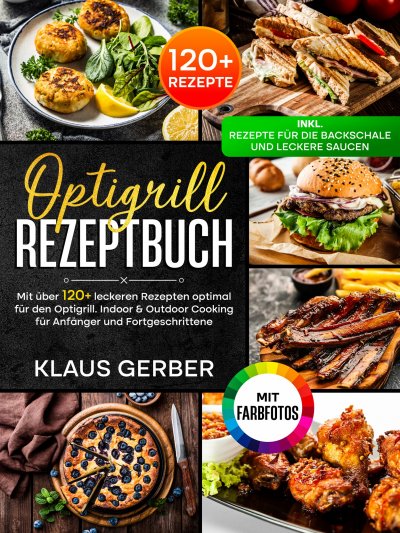 'Cover von Optigrill Rezeptbuch | Mit FARBFOTOS'-Cover