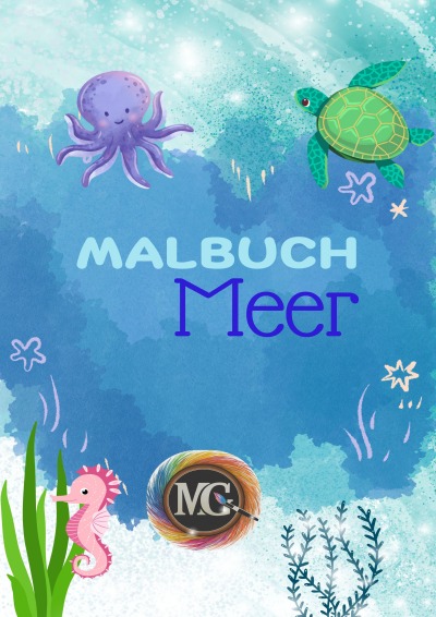 'Cover von Malbuch Meer'-Cover