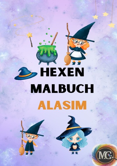 'Cover von Hexen Malbuch Alasim'-Cover