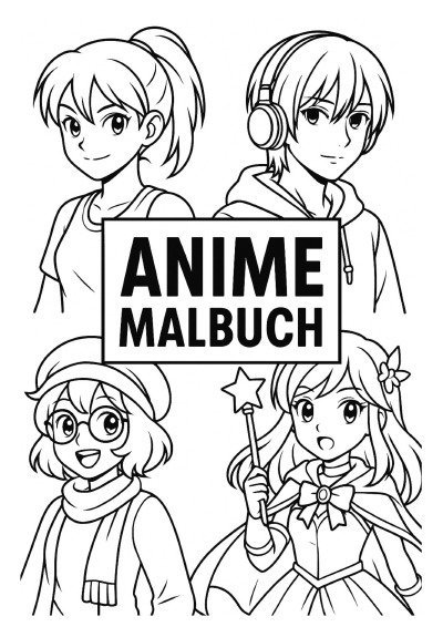'Cover von Anime Malbuch'-Cover
