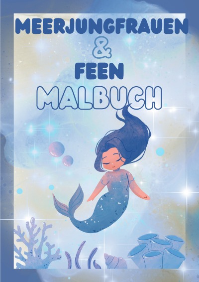 'Cover von Meerjungfrauen & Feen Malbuch'-Cover