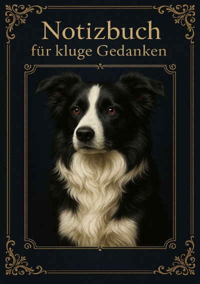 'Cover von Border Collie – Notizbuch für kluge Gedanken'-Cover