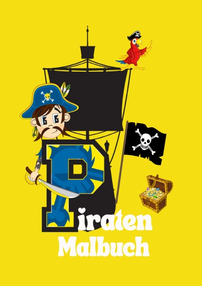 'Cover von Piraten Malbuch'-Cover