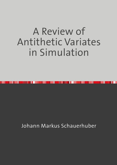 'Cover von A Review of Antithetic Variates in Simulation'-Cover