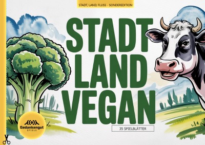 'Cover von Stadt, Land, Vegan'-Cover