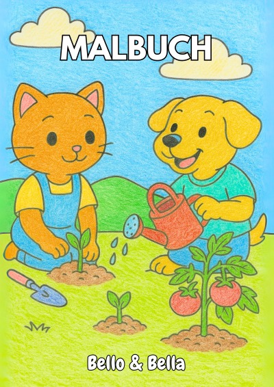 'Cover von Malbuch – Bello & Bella'-Cover