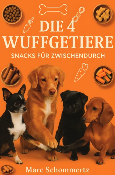 'Cover von Die 4 Wuffgetiere – Snacks für Zwischendurch'-Cover