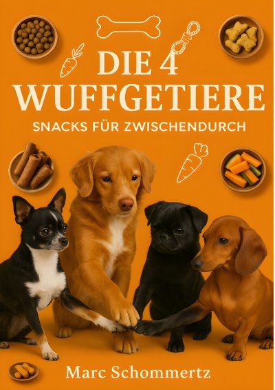 'Cover von Die 4 Wuffgetiere – Snacks für Zwischendurch'-Cover