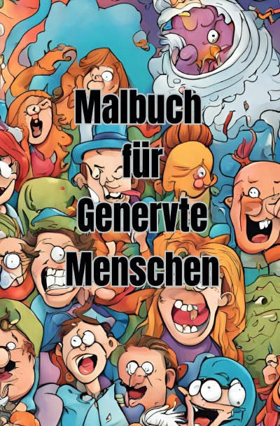 'Cover von Malbuch für Genervte Menschen'-Cover