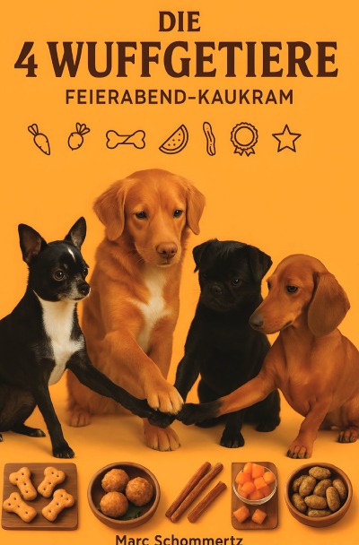 'Cover von Die 4 Wuffgetiere – Feierabend-Kaukram'-Cover