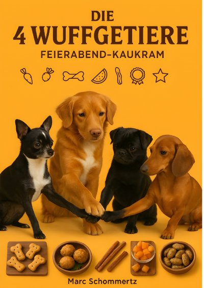 'Cover von Die 4 Wuffgetiere – Feierabend-Kaukram'-Cover