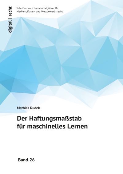 'Cover von Der Haftungsmaßstab für maschinelles Lernen'-Cover