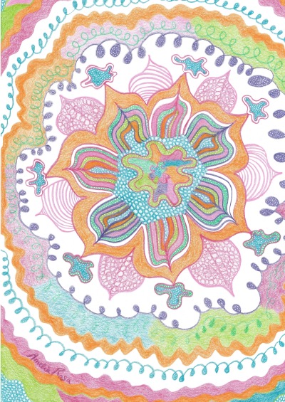 'Cover von Tagebuch, Notizbuch mit dem Mandala: Voller Wunder'-Cover