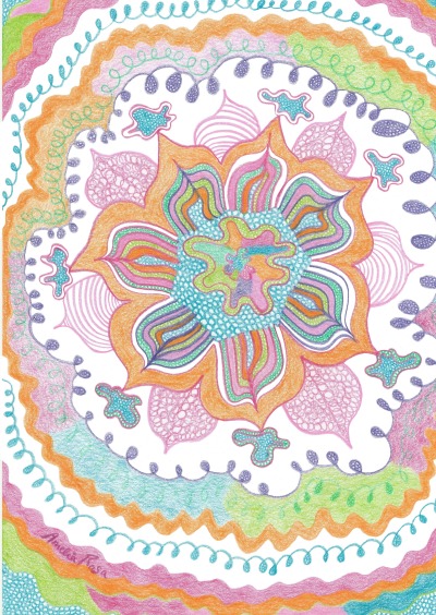 'Cover von Tagebuch, Notizbuch mit dem Mandala: Voller Wunder'-Cover