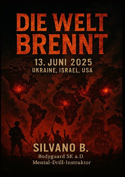 'Cover von Die Welt brennt – 13. Juni 2025 Ukraine Israel USA'-Cover