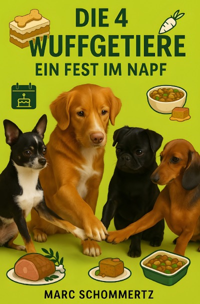 'Cover von Die 4 Wuffgetiere – Ein Fest im Napf'-Cover