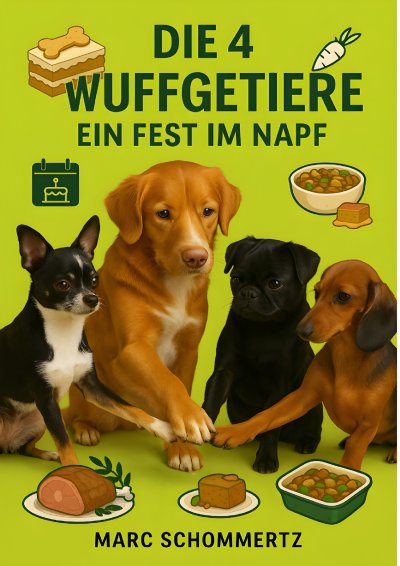 'Cover von Die 4 Wuffgetiere – Ein Fest im Napf'-Cover