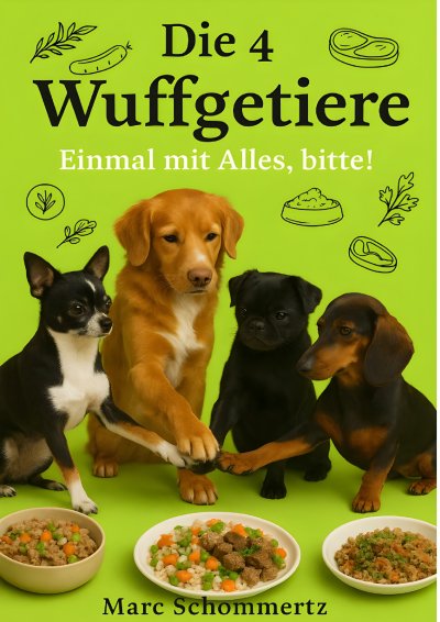 'Cover von Die 4 Wuffgetiere – Einmal mit Alles, bitte!'-Cover