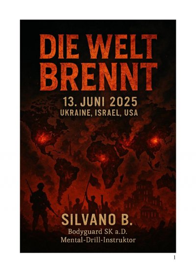 'Cover von Die Welt brennt – 13. Juni 2025 Ukraine Israel USA'-Cover