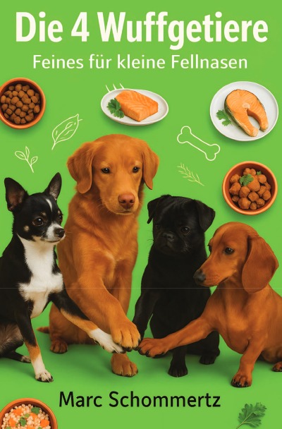 'Cover von Die 4 Wuffgetiere – Feines für kleine Fellnasen'-Cover