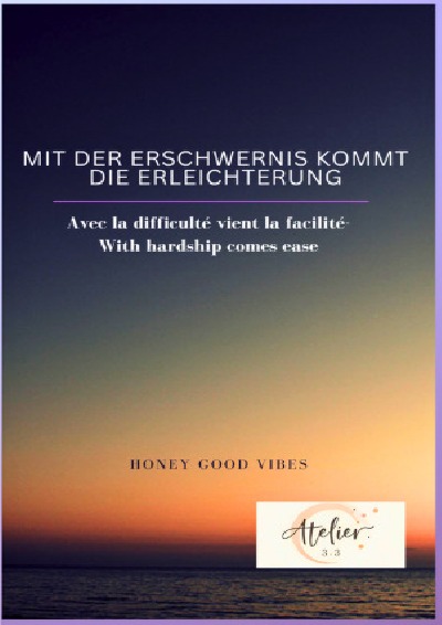 'Cover von MIt der Erschwernis kommt die Erleichterung'-Cover