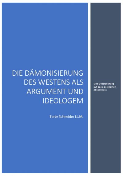 'Cover von Die Dämonisierung des Westens als Argument und Ideologem'-Cover