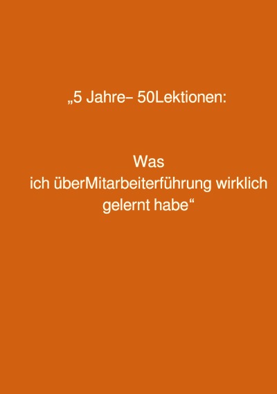 'Cover von 5 Jahre – 50 Lektionen'-Cover
