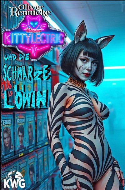 'Cover von Kittylectric und die schwarze Löwin'-Cover