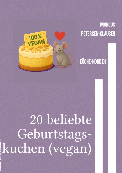 'Cover von 20 beliebte Geburtstagskuchen (vegan)'-Cover