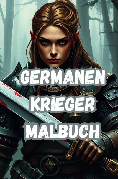 'Cover von Germanen Krieger Malbuch'-Cover