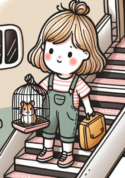 'Cover von Mein Hamster fliegt zum 1. mal in einem Flugzeug'-Cover