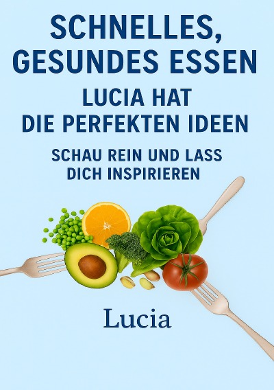 'Cover von Schnelles Gesundes Essen Lucia hat die Perfekten Ideen'-Cover