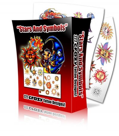 'Cover von Sterne und Symbole Tattoos – Stars and Symbols.'-Cover