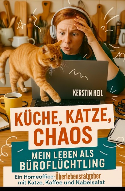 'Cover von Küche, Katze, Chaos: Mein Leben als Büroflüchtling'-Cover