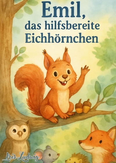'Cover von Emil, das hilfsbereite Eichhörnchen'-Cover