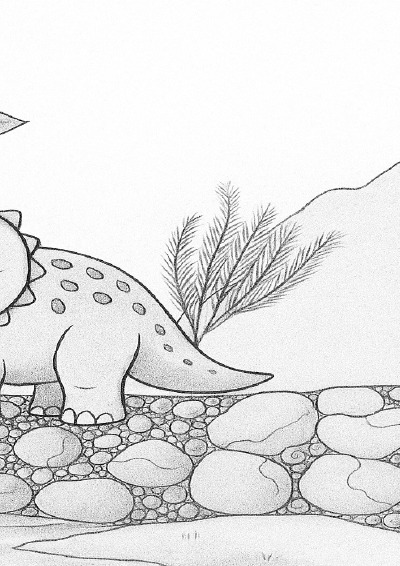 'Cover von Nodi , der Triceratops'-Cover