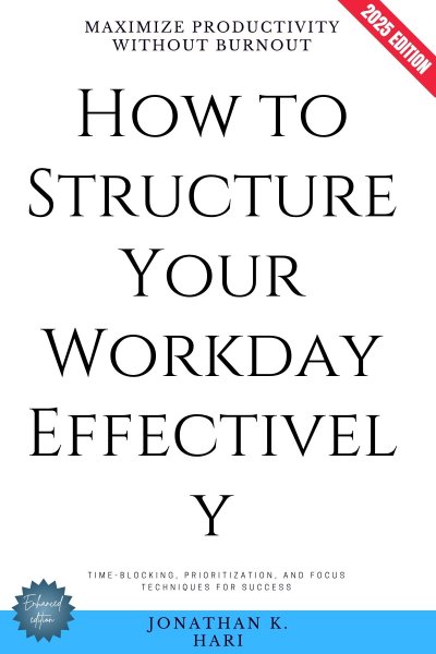 'Cover von How to Structure Your Workday Effectively:'-Cover