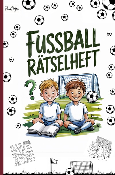 'Cover von Fußball-Rätselheft'-Cover