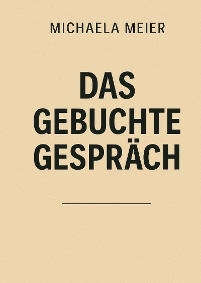 'Cover von Das gebuchte Gespräch'-Cover