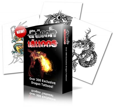 'Cover von Drachen Tattoos – Dragon Tattoos.'-Cover