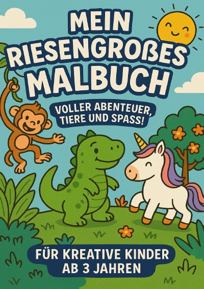 'Cover von Mein Riesengroßes Malbuch'-Cover